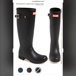 NWT - in original box Hunter Tour Packable Rain Boots